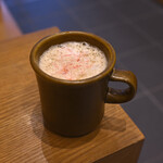 常盤珈琲焙煎所 - ドリンク写真:さくらラテ@税込500円