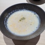 鮨 西崎 - 白子の摺流し