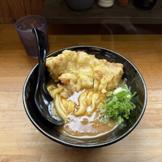 がいな製麺所 - 料理写真:とり天付きカレーうどん（金曜日限定）