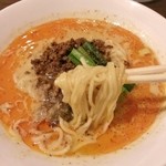 四川担担麺 阿吽 - 担担麺。普通の「３辛」！