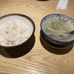 牛タン焼専門店 司　 - 牛タン定食　ご飯、スープ
