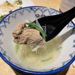 牛タン焼専門店 司　 - スープ　お肉