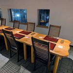 サカナノウタ - 貸し切り座席の一例