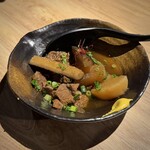 博多もつ鍋おおやま - 博多満喫セット・牛すじ煮込み