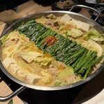 博多もつ鍋おおやま - 博多満喫セット・博多もつ鍋 (みそ)