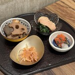 九州料理 縁 - 前菜４種盛り合せ（1280円）
