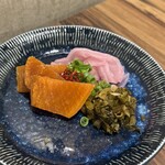 九州料理 縁 - 漬物盛り合せ（590円）