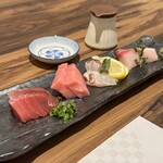 九州料理 縁 - お造り盛り合せ（2180円）