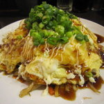 横浜 青葉餃子 - オム焼きそば