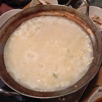 きくち - 雑炊煮えて来ました♪