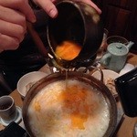 きくち - 鍋奉行様が仕上げていますね〜♪