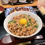 鳥繁 - 料理写真:そぼろご飯