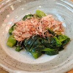 一軒め酒場 - 菜の花おひたし