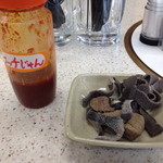 テールラーメン＆テールカレー よし久 - せんまいとレバーの塩茹で。コッチじゃん。( ^ ^