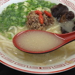 テールラーメン＆テールカレー よし久 - スープ。