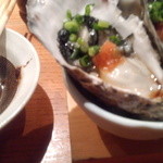 都民酒場魚金 - 2015.01_玉手箱（牡蠣アップ）