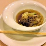 特選近江牛レストラン ティファニー - セットのスープ（フォン・ド・ヴォー）