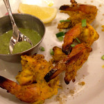 アーンドラ・ダイニング - エビのタンドール焼き