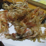 くつろぎ亭ひこべえ  - 2015年1月　ドロエビ頭の素揚げ