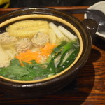 いけや食堂 - 冬の超人気　塩麹鶏だんご煮込みうどん