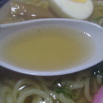 くつろぎ亭ひこべえ  - 2015年1月　〆の牛骨ラーメンスープ