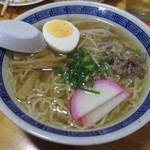 くつろぎ亭ひこべえ  - 2015年1月　〆の牛骨ラーメン