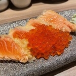 天婦羅と刺身 板前料理 魚天