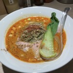 らぁめん 希いろ - 料理写真:牡蠣担々麺1000円。QRコード決済もOK