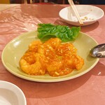 獅門酒楼 - エビチリ。王道なエビチリ。海老もぷりぷりで合格点。