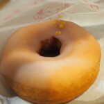 ペコちゃんmilkyドーナツ - チョコ掛けMドーナツ苺チョコ￥238-