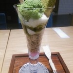 Wa Cafe Tsumugi - 抹茶じゅんばんこパフェ