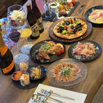 創作イタリアンLA PORTA - 料理写真:歓送迎会贅沢6000円コース