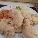 泰洋軒 - とり天定食（1,100円）