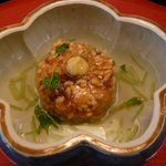 精進料理 醍醐 - 前菜（百合根饅頭）