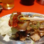 元町ふくおか屋 - 辛味噌をたっぷり(^^♪