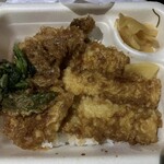 天丼てんや - 料理写真:たれづけいかづくし天丼にクーポンでいかのせ