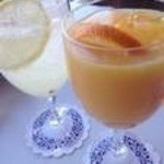 サフラン - レモンスカッシュとオレンジジュース