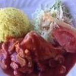 サフラン - チキンのトマト煮ワンプレート