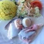 サフラン - シーフードのクリーム煮ワンプレート