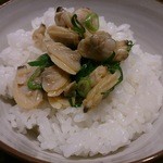 らーめん 鶏喰 - あさりのっけご飯　250円