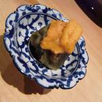 器楽亭 - ナスに雲丹がのったもの。