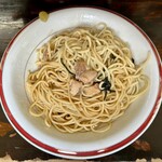 濃麺 海月 - 和え玉(混ぜたあと)