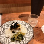 呑小路 やま岸 - 白子と花わさびのお粥