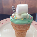 34706340 - アイスクリーマ メロン 
                      コーンの中はマフィン