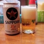 カレーの南海 - 缶ビール300円