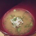 鮨 なかむら - 〆のイワシつみれ汁