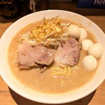 麺処 花木流味噌 - 味噌ラーメン うずら5個 900円