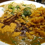 CoCo壱番屋 - アサリほうれん草カレー／ごはん９００ｇ