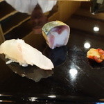 太平寿し - 鯖寿司、ハタ、アカニシガイ