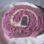なかや宗義 - 紫あわせ風ロールケーキ　(Ｈ、22、3月撮影)